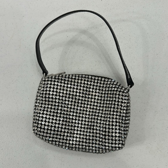 NWOT Alexander Wang Medium Rhinestone Pouch - Picture 5 of 9